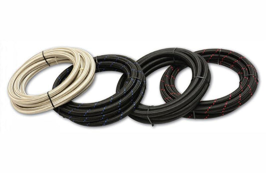 Vibrant -4 AN SS Braided Flex Hose (10 foot roll)