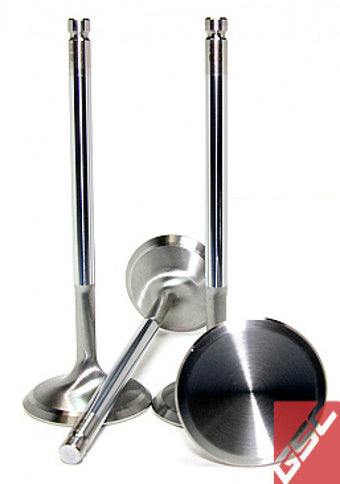 compare product GSC P-D Subaru EJ205/EJ207/EJ257 Chrome Polished Exhaust Valve - 33mm Head (+1mm) - Set of 50