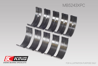 compare product King Engine Bearings Nissan SR20DE/DET (2.0L) Performance Coated Main Bearing Set - Size STD