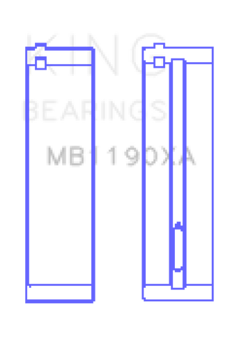 compare product King Engine Bearings Mercedes Benz Om611.960/981/821/962/966 (Size +0.25mm) Main Bearing Set