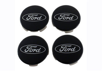 compare product Ford Racing Ford Truck/SUV Black And Chrome Wheel Center Cap Kit