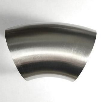 compare product Stainless Bros 1.50in Diameter 1.5D / 2.25in CLR 45 Degree Bend No Leg Mandrel Bend