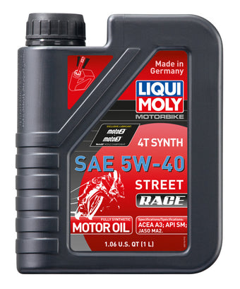 compare product LIQUI MOLY 1L Motorbike 4T Synth 5W40 Street Race