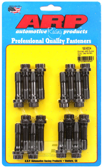 compare product ARP Pontiac 455 Super Duty cap screw rod bolt kit