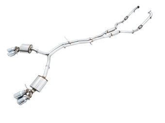 compare product AWE Tuning Audi B9 S5 3.0T Touring Edition Exhaust - Chrome Silver Tips (102mm)
