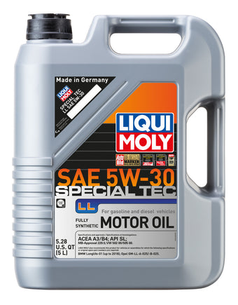 compare product LIQUI MOLY 5L Special Tec LL Motor Oil SAE 5W30