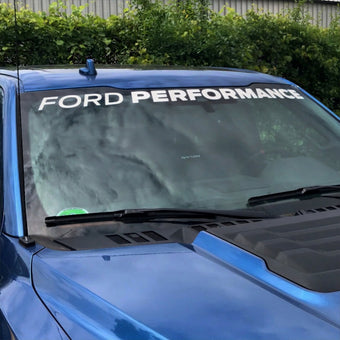 compare product Ford Racing 2009-2018 F-150 (Incl Raptor) Ford Performance Windshield Banner