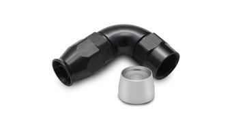 compare product Vibrant -6AN 90 Degree Elbow Hose End Fitting for PTFE Lined Hose