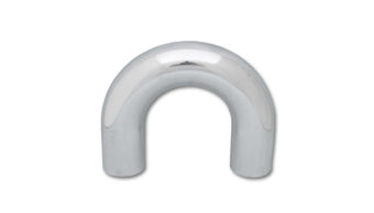 compare product Vibrant 3.5in O.D. Universal Aluminum Tubing (180 degree Bend) - Polished