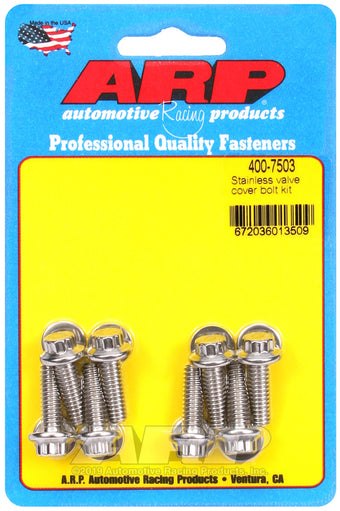 compare product ARP Cast Aluminum Valve Cover 1/4in 12pt  Bolt Kit