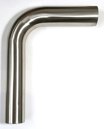compare product Stainless Bros 2.50in Diameter 1.5D / 3.75in CLR 90 Degree Bend 5in leg/8in leg Mandrel Bend