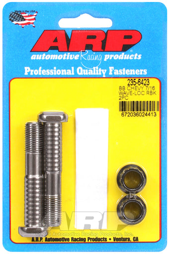 compare product ARP BB Chevy 7/16in pro wave-loc 2pk rod bolt kit