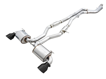 compare product AWE Tuning 2020 Toyota Supra A90 Resonated Touring Edition Exhaust - 5in Diamond Black Tips