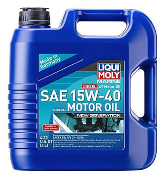 compare product LIQUI MOLY 4L Marine 4T New Generation Motor Oil SAE 15W40