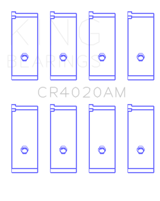 King Engine Bearings Suzuki G-13 (Size +0.25mm) Connecting Rod Bearing Set