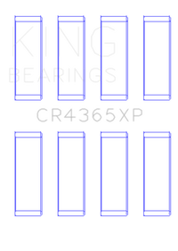 King Engine Bearings Ford Zetec S/Ecoboost 1.6 (Size .026) Connecting Rod Bearing Set of 6