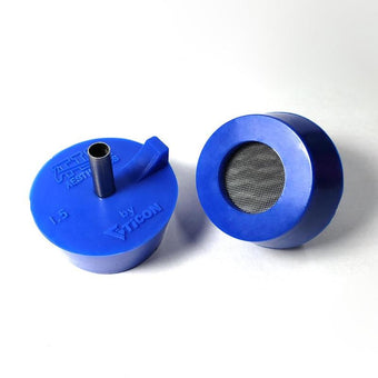 compare product Ticon Industries Tig Aesthetics 1.5in Pipe / 1.5in Header Silicone Purge Plug - Blue