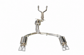 compare product AWE Tuning Audi C7 / C7.5 S6 4.0T Touring Edition Exhaust - Polished Silver Tips