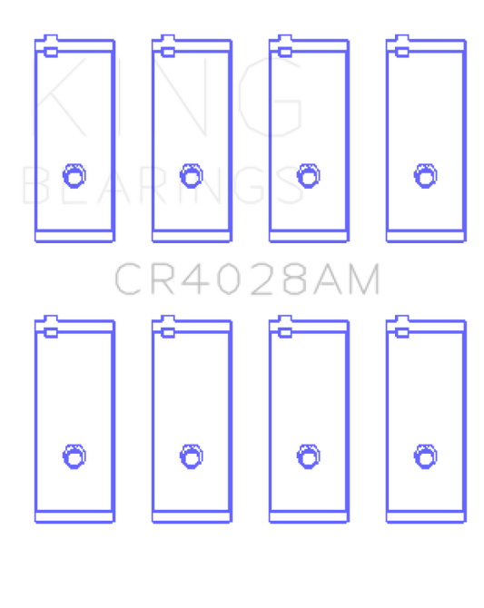 King Engine Bearings Toyota 3Y (Size +0.75mm) Connecting Rod Bearing Set