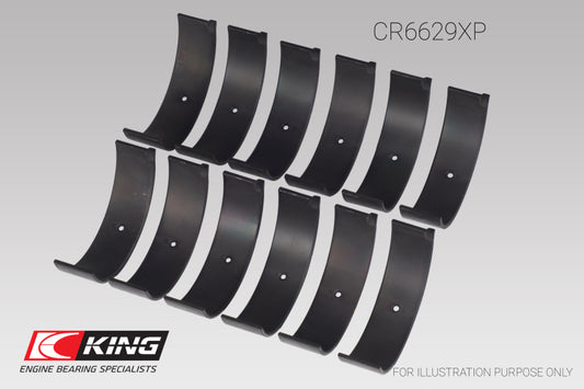 King Engine Bearings Mitsubishi 6G72 (Size 0.26) Connecting Rod Bearing Set