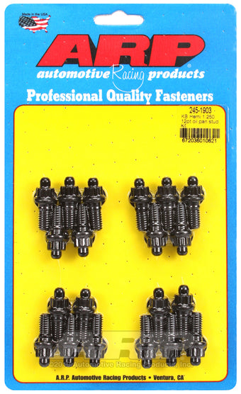 compare product ARP KB Hemi 1.250in 12pt oil pan stud kit