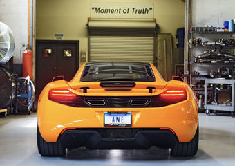 compare product AWE Tuning McLaren MP4-12C Performance Exhaust - Machined Tips