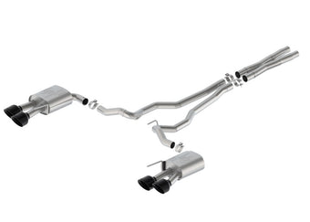compare product Ford Racing 2024 Mustang 5.0L Sport Non-Active Cat-Back Exhaust w/Valance - Black Tip