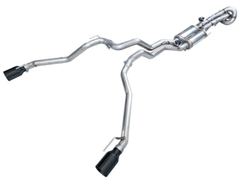 compare product AWE 2024+ Ford Ranger Raptor 3.0L Switchpath Cat-Back Exhaust - Diamond Black Tips