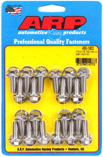 compare product ARP Ford FE SS Hex Oil Pan Bolt Kit