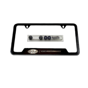 compare product Ford Racing Stainless Steel Ford Performance License Plate Frame - Black