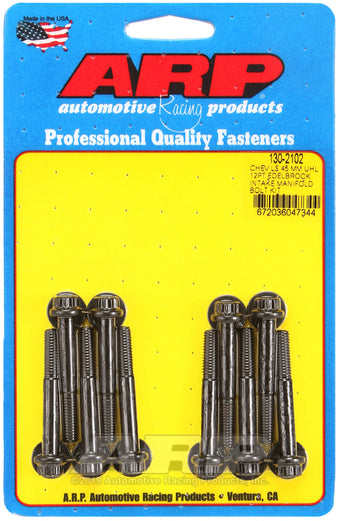 compare product ARP Chevy LS 45mm UHL 12pt Edelbrock Intake Manifold Bolt Kit