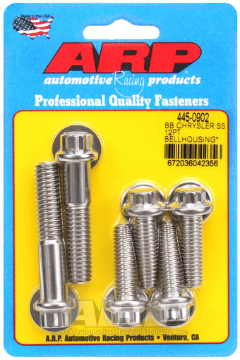 compare product ARP BB Chrysler SS 12pt bellhousing bolt kit