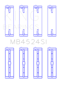 King Bearings Nissan VR38DETT VQ35HR VQ37HR Performance Crankshaft Main Bearings - Size +0.25mm
