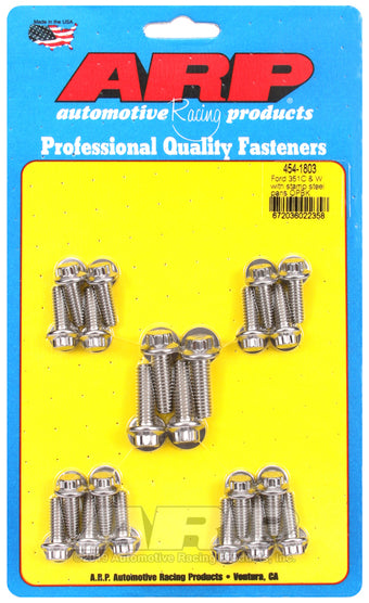 compare product ARP Ford SS 12pt 351C and W Oil Pan Bolt Kit
