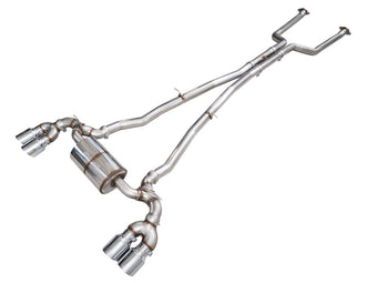 compare product AWE Tuning BMW G90/G99 M5 Touring Edition Cat-Back Exhaust - Chrome Silver Tips