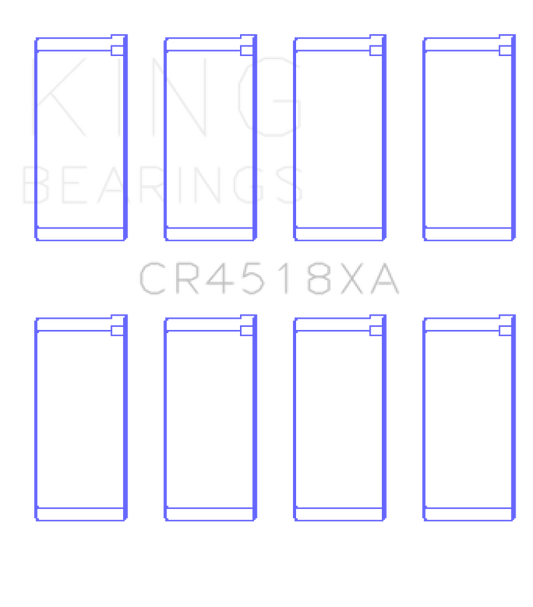 King Engine Bearings Hyundai/Kia D4Cb (Size +0.25mm) Connecting Rod Bearing Set