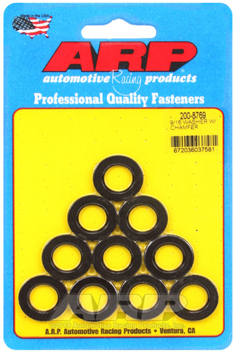 compare product ARP 9/16 ID 1.00 OD Chamfer Washers (10 pack)