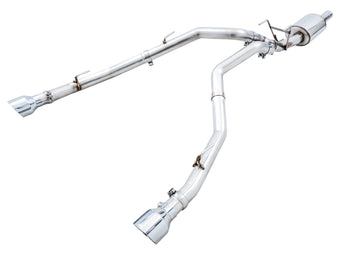 compare product AWE Tuning 09-18 RAM 1500 5.7L (w/Cutouts) 0FG Dual Rear Exit Cat-Back Exhaust - Chrome Silver Tips