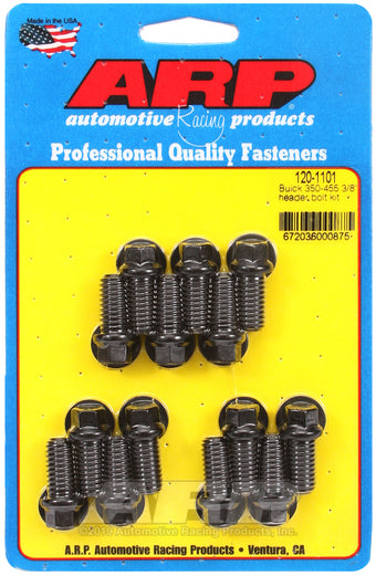 compare product ARP Buick 350-455 3/8in header bolt kit