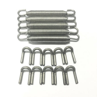 compare product Ticon Industries Green Silicone Titanium Spring Tab and Spring Kit (10 Tabs/5 Springs) - 5 Pack