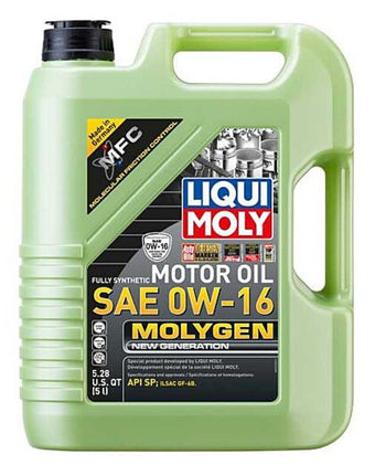compare product LIQUI MOLY 5L Molygen New Generation Motor Oil SAE 0W16