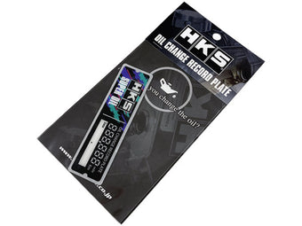 compare product HKS OIL CHANGE RECORD PLATE