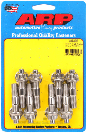 compare product ARP Sport Compact M10 x 1.25 x 55mm Stainless Accessory Studs (8 pack)