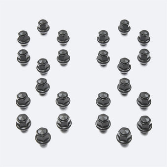 compare product Ford Racing M14 x 1.5 Black Lug Nut - Set of 24