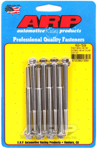 compare product ARP SS Center Bolted Valve Cover Bolt Kit