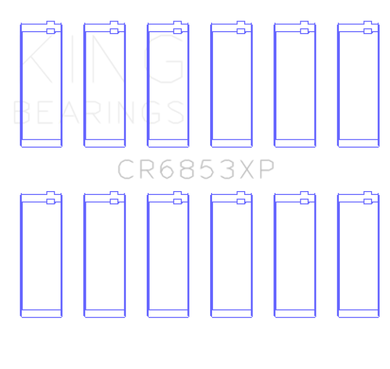 King Engine Bearings BMW S50B32 (Size +0.25) Performance Rod Bearing Set