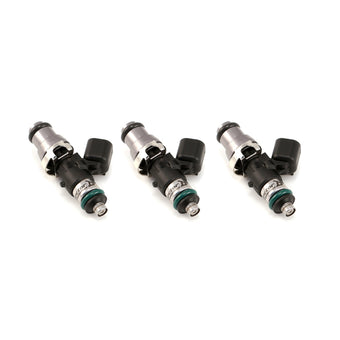 compare product Injector Dynamics 1340cc Injectors - 48mm Length - 14mm Grey Top - 14mm Lower O-Ring (Set of 3)