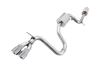 compare product AWE Tuning VW MK7 Golf 1.8T Touring Edition Exhaust w/Chrome Silver Tips (90mm)
