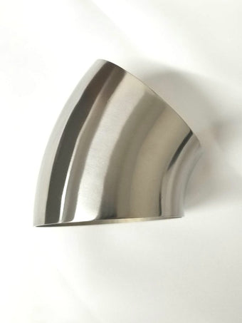compare product Ticon Industries 1.25in Diameter 45 Degree 1D/1.25in CLR 1mm/.039in Wall Thickness Titanium Elbow