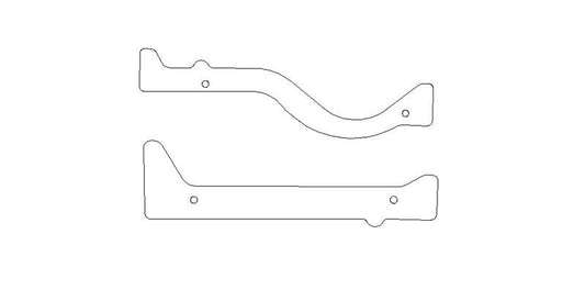 Cometic Chrysler Magnum V8 .047in Fiber Intake End Seals Kit - Front & Rear Crossovers